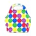 KOSOX Lunch Tote/ Lunch Bag - Taste of Home - Simple & Delicious (Polka Dot - White)
