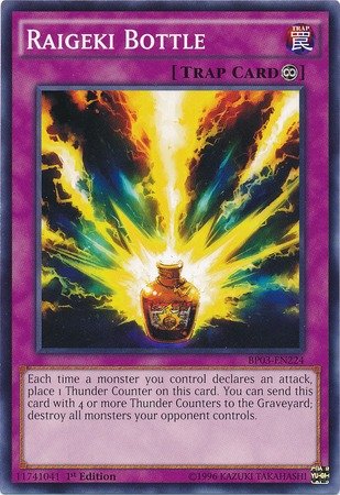 Yu-Gi-Oh! - Raigeki Bottle (BP03-EN224) - Battle Pack 3: Monster League - 1st Edition - Common