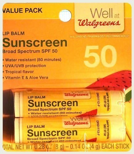 TWIN PACK SPF 50 Lip Balm by Well at Wallgreens