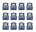 Astra Gourmet Spiderman Party Favor Boxes - 12 ct Superhero Spiderman Treat Goody Bags for Children Birthday Party Event Gift