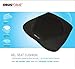 ObusForme Gel Seat Cushion – Memory Foam Seat Cushion and Posture Support, Contoured Ergonomic Design for Soothing Relief, Soft Gel Insert and Mesh Panel