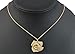 Fashion Jewelry designer celebrity camellia flower charm rhinestone full crystal pendant necklace for women (Gold)