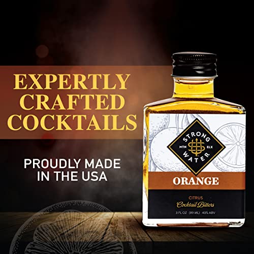 Strongwater Orange Bitters (40 Servings) Spiced Orange Bitters for