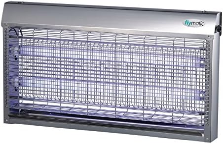 Flymatic Professional Insect Fly Killer Bug Zapper - Electronic, UV - Very Effective (30W (2x15W))