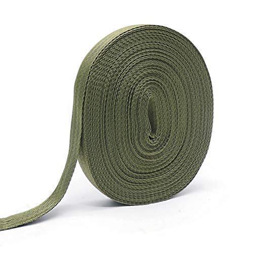Shintop Durable Tree Tie Strap, 65 Feet Pull Tape for Garden Plant Supports (2200 LBs tensile Strength, Army-Green)