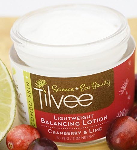 Cranberry Balancing Facial Lotion- Combination/Acne/Reactive Skintypes- 89% Organic (Plant Based Organic Ingredients)