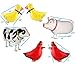 Ovee Lando Set of 6 Walking Farm Animal Helium Balloon Pet Air Walkers, Mixes Pet Party