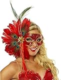 Stunning Spanish Peacock Feather Mask