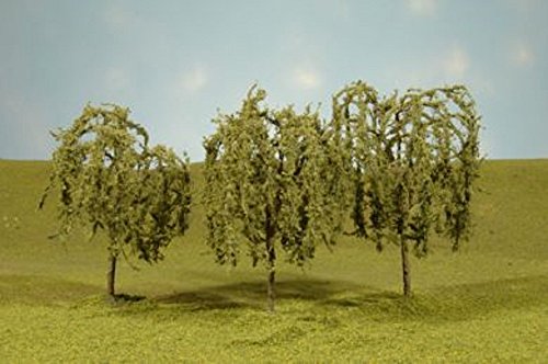 Bachmann Industries Scene Scapes Trees 3"-3 " Willow Trees HO Scale Train (3 Piece)
