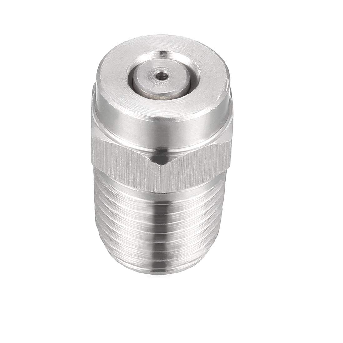 sourcing map Pressure Washer Nozzle, 1/4NPT Thread Spray Tip (0 Degree, 1.2mm Orifice Diameter)