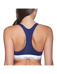 Bralette sin forro de algodón moderno regular de Calvin Klein para dama