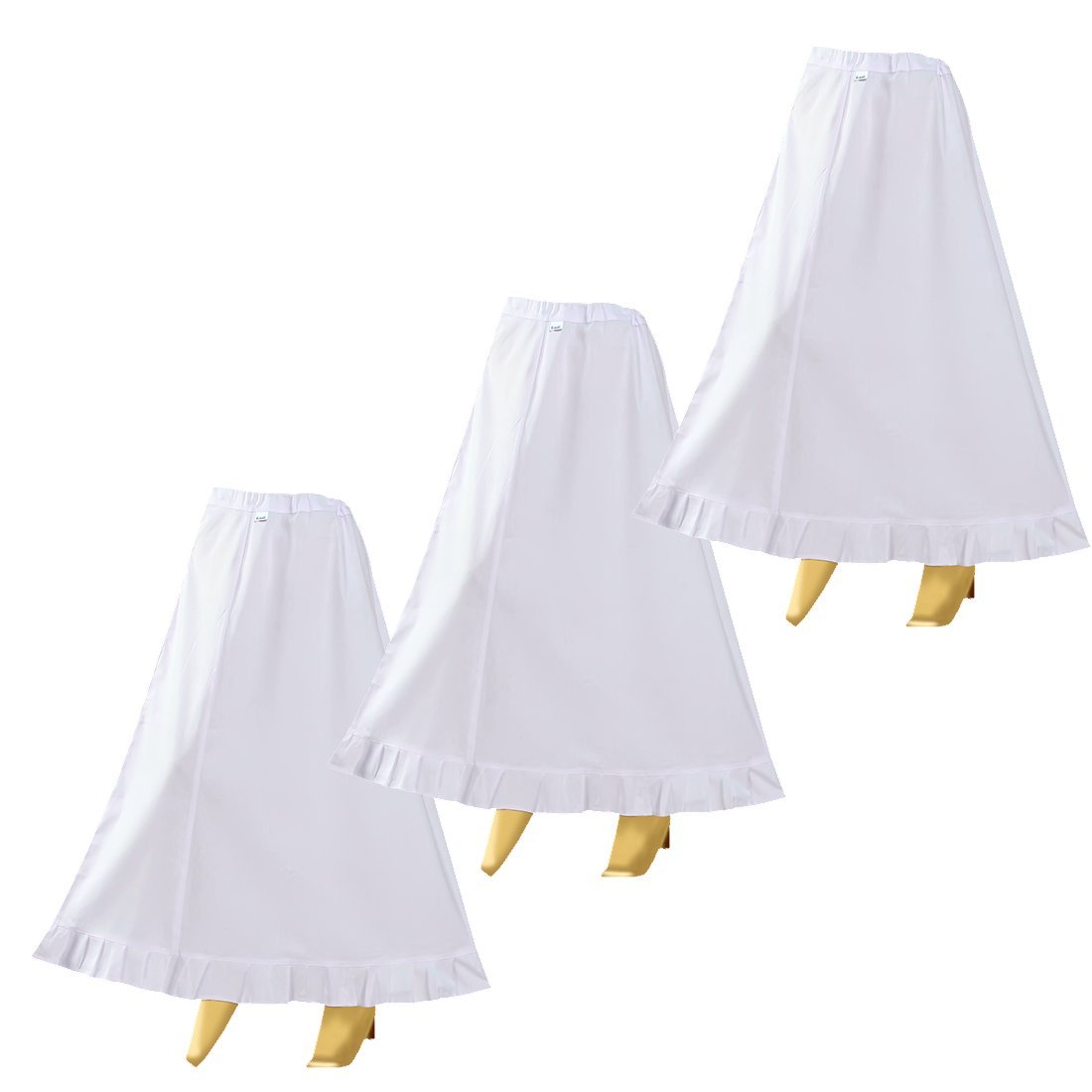 siddhi womens 6 kali saree petticoat pack of 3