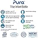 Pura Kiki 11oz/325ml Stainless Steel Infant Bottle w/Sleeve, Anti-Colic, 100% Plastic-Free, MadeSafe Certified, Medical-Grade Silicone, Medium-Flow Nipple, for Babies 3 Months & Up - Pink