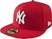 MLB New York Yankees Scarlet with White 59FIFTY Fitted Cap, 7 5/8