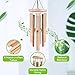 Remiawy Wind Chimes Outdoor, Bamboo Wind Chime with Natural Relaxing Soothing Sound, 6 Hand-Carved Bamboo Tubes and a Hook（32” Overall Length）