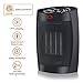 WONNIE Space Heater Portable for Office Home ETL Listed 900W/1500W/Mini Fan 2019 Upgrade (Black)
