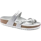 Birkenstock Women's Shoes Mayari Open Toe Casual Slide, White Nubuck, Size 7.0