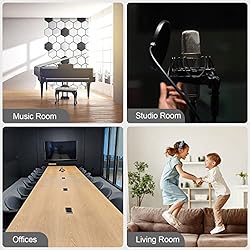 JBER Hexagon Sound Proof Foam Panels, Acoustic Foam