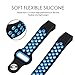 Fitbit Alta hr bands , Hanlesi Bands for Fitbit Alta Breathable Soft Silicone Adjustable Fashion Sport Straps Bands for Fitbit Alta 2 Replacement Fitness Accessory Wristband with hole