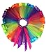 EachWell Little Girls Layered Rainbow Ribbon Tutu Skirt Dress Ballet Tiered