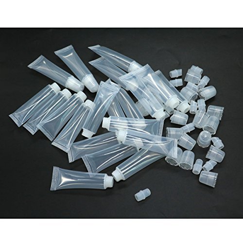 HUELE 15ml Empty Tubes Lip Gloss Balm Cosmetic Mini Containers ,20Pcs - Thumbnail 3