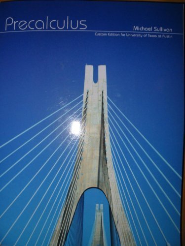 Precalculus with Chapter Test Prep CDs Custom E... 0536398186 Book Cover