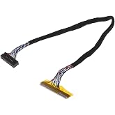 XAGMODSHN Universal FIX 30 Pin 1ch 6bit LVDS Cable 26cm for 14.1-15.6inch LCD Panel