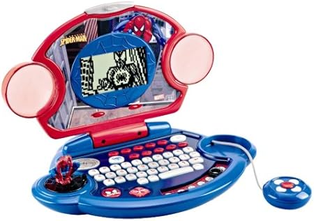 Ordinateur Spider-Man Lexibook - 124 Activités éducatives Bilingues