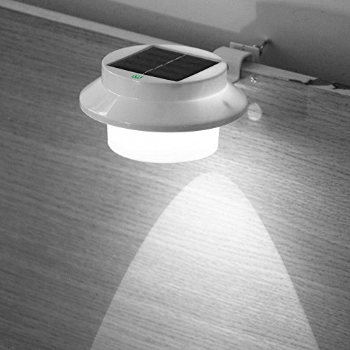 image for SRY-LED Solar Powered Security Bright Outdoor Sink Pathway 3 LED Fence