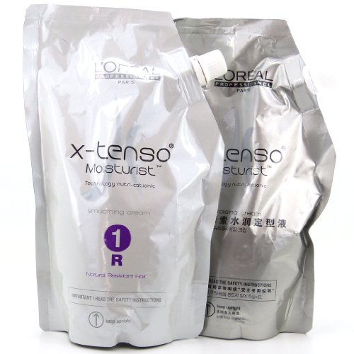 L'Oreal Paris X-tenso Moisturist Hair Straightener Set for Natural Resistant Hair 800ml