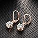 Buyless Fashion Girls And Women Dangle Earrings Silver CZ Fashion Jewelry - EDGRNDWHT