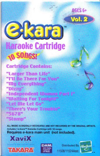 Xavix E Kara Karaoke Cartridge Volume 2