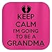 Keep Calm I'm Going to Be a Grandma Ladies Short Sleeve Ladies Cut T-Shirt Large Heliconia