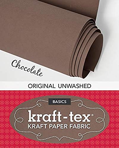 kraft-tex® Basics Roll, Chocolate: Kraft Paper Fabric