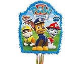 Ya Otta Pinata Pull String PAW Patrol Pinata, Birthday Party Activities, 2lb Filler Capacity, 18 x 21 1/2 Inches