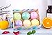 Littam Luxury Bath Bombs Gift Set 6 Pack Large Size Balls – Essential Oils, Shea Butter, Argan Oil, Cocoa Butter, Coconut Oil, Mineral Salts & lush fragrances