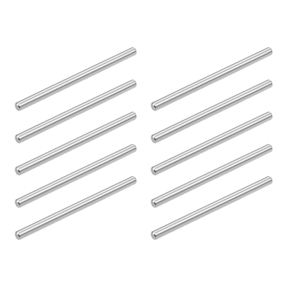 TA-VIGOR 10Pcs 5mm x 80mm Dowel Pins, 304 Stainless Steel Shelf Support Cylindrical Pin Pegs Shelf Support Pegs Fasten Elements for Furniture, Cabinets, and Mechanical Applications