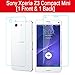 Xperia Z3 Compact Glass Screen Protector, (D5803 D5833) [1 Front & 1 Back] AnoKe(0.3mm 9H 2.5D) Best Tempered Glass Screen Protector Film Shield Guard For Sony Xperia Z3 Compact QH