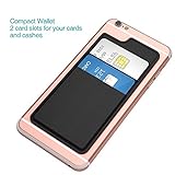 dodocool Self Adhesive Stick-on Wallet Credit Card Holder for iPhone 7 / 7 Plus 6 / 6 Plus Samsung LG HTC