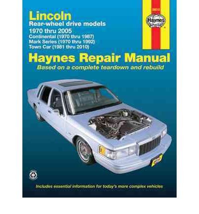 Lincoln Town Car Automotive Repair Manual 70-10 by Haynes, John H ( AUTHOR ) Jun-10-2010 Paperback