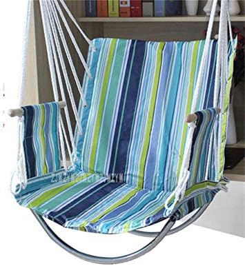 GHGYUF Oxford Deluxe Hammock Garden Dormitory Bedroom Indoor Hanging Chair For Child Adult Swinging Single Safety Chair,C