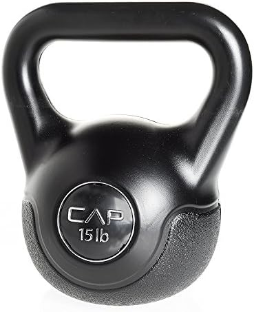 CAP Barbell Tone Fitness Vinyl Extreme Kettlebell Cardio Workout (15 lbs)
