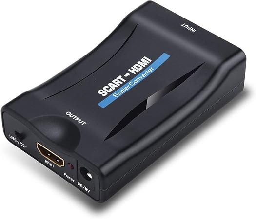 Convertisseur Péritel (SCART) Vers HDMI – 1080p – Adaptateur Vidéo/Audio HD – Neuf
