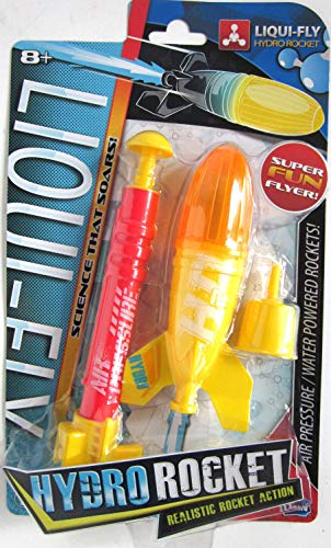 Big Game Toys~Water Rocket Set Space Toy Liquid air pressure/H2O Powered Plastic Pump Outdoor - Thumbnail 2