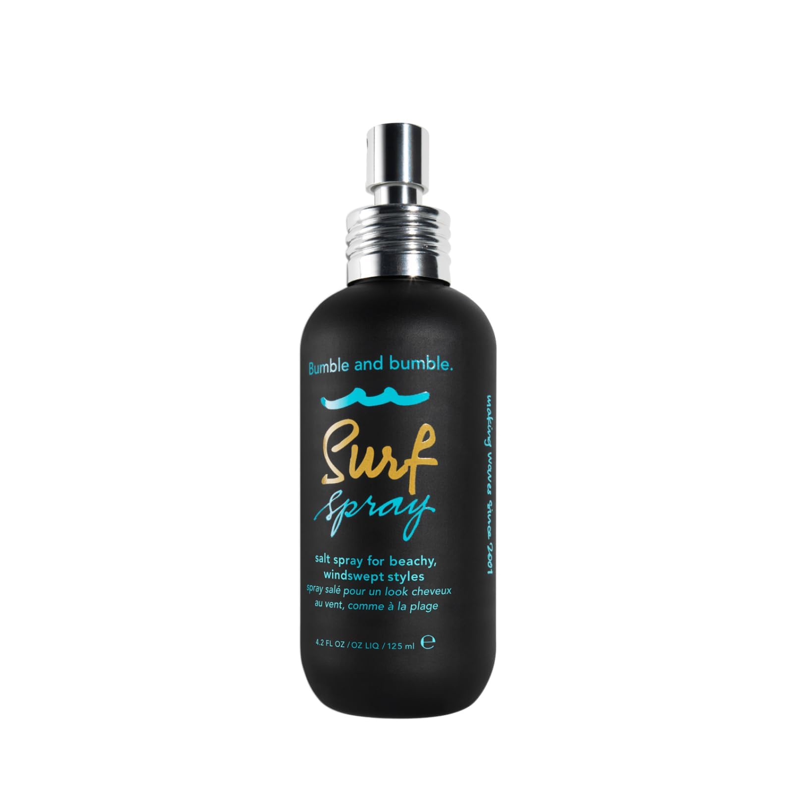 Photo 1 of Bumble and bumble. Surf Sea Salt Spray | Volumizing | Adds Texture + Matte Finish, Wavy Straight, 4.2 Fl Oz
