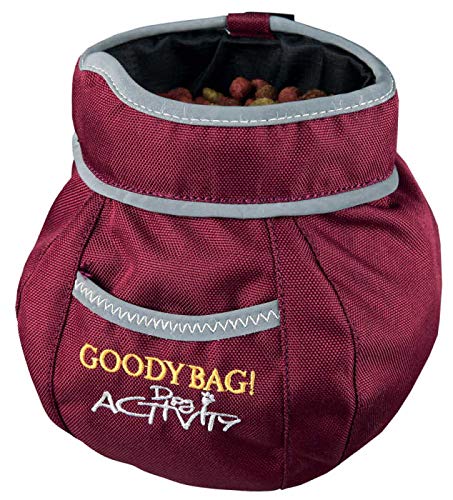 TRIXIE snack bag - quick access - protection against rain - with fastening clip - reflective elements - with poo bag dispenser - various colours - random selection - ø 11 × 16 cm - 32281