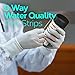HealthyWiser 9-Way 100ct Water Test Kit, Test Strips for Pool, Spa, Home Water, Detects Nitrates, Nitrites, pH, Free Chlorine, Total Hardness, 30-Second Results