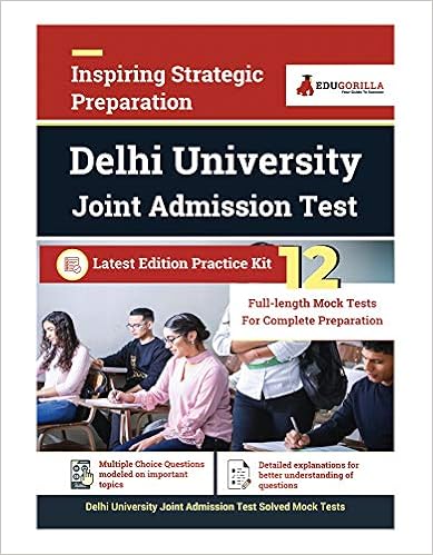 Delhi University Joint Admission Test Exam 2021 Preparation Kit