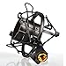 Etubby 47-53mm AT2020 Microphone Shock Mount with Metal Screw Adapter, Adjustable Anti Vibration High Isolation Metal Mic Mount Holder Clip for Diameter of 47-53mm Microphone