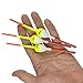 THKFISH Fishing Floats and Bobbers - Balsa Wood Oval Stick and Slip Bobbers (5pcs, 1